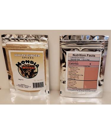 14g Mondia Whitei White Ginger Root Bark Powder - Pure Organic Sun Dried Natural Supplement - Buy Online on GoSupps.com