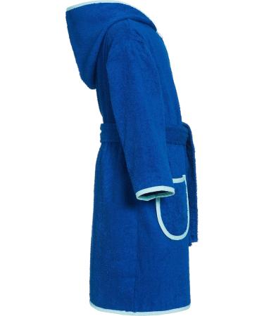 Playshoes Unisex Children's Shark Terry Cloth Bathrobe | Sizes 110-116 | International Shipping Available - Buy Online on GoSupps.com