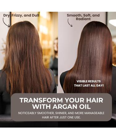 Pure Morocco Argan Oil - Nourishing Hair Oil for Silky Frizz-Free Locks | Hydrating Vitamin E & Fatty Acids | Sulfate-Free Treatment for All Hair Types - 1.69 Oz - Buy Online on GoSupps.com