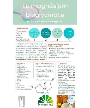 Magnesium Bisglycinate Powder Bag 200 g - Buy Online on GoSupps.com