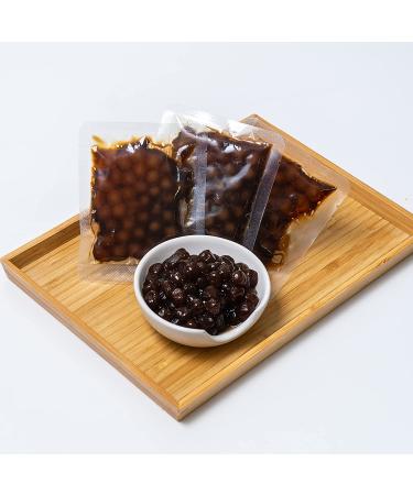 JIFFY BOBA - Instant Collagen Tapioca Pearls - Brown Sugar Flavor | Premium Ingredients | 5 Servings - Buy Online on GoSupps.com