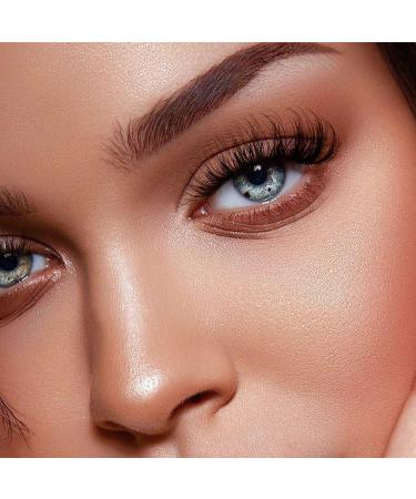 JIMIRE Faux Mink Eyelashes Fluffy 17MM 6D Cat Eye False Eyelashes Volume Natural Fake Strip Lashes 7 Pairs Pack Look Like Eyelash Extensions - Buy Online on GoSupps.com