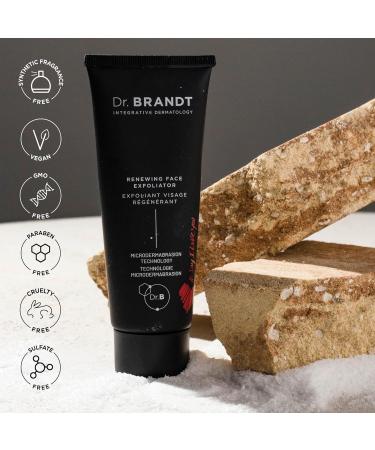 Dr. Brandt Microdermabrasion Renewing Face Exfoliator - Best Exfoliating Scrub for Dull Skin Fine Lines & Acne Scars - 2 oz International Shipping - Buy Online on GoSupps.com