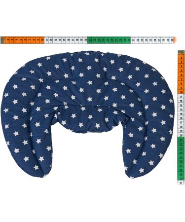 Cozy Neck Pillow with Stand-Up Collar - Stars Blue Cherry Stone Heat Pad - Comfortable Neck Warmer - Buy Online on GoSupps.com