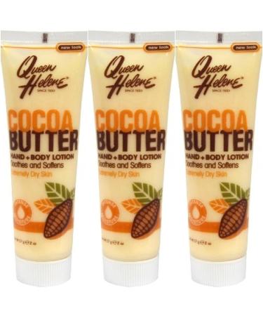 Queen Helene Cocoa Butter Hand & Body Lotion 2 oz Travel Size Pack of 3 - Buy Online on GoSupps.com
