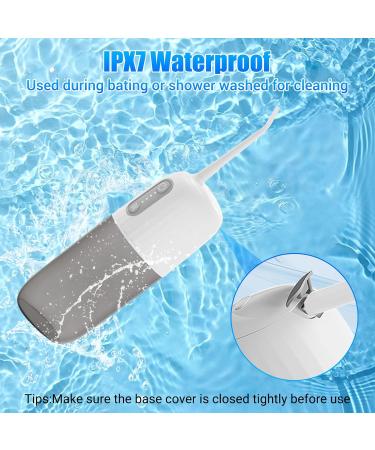Buy Portable Water Dental Flosser | 4 Modes Cordless Oral Irrigator | Rechargeable & Waterproof Teeth Cleaning Tool - Buy Online on GoSupps.com