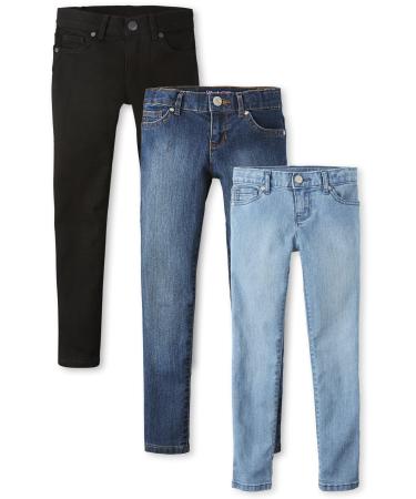 The Children's Place Boy's Stretch Straight Jeans 6X/7 Multi Clr