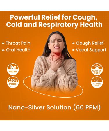 Optivida Health Nano-Silver Lozenges 60PPM for Oral Health & Immune Support - Fast-Acting Cough Drops with Lemon, Honey, Peppermint - 21 Count - Buy Online on GoSupps.com
