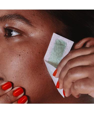 Billie Face & Bikini Wax Kit - 32 Strips, 6 Post-Wax Serum Wipes - Buy Online on GoSupps.com