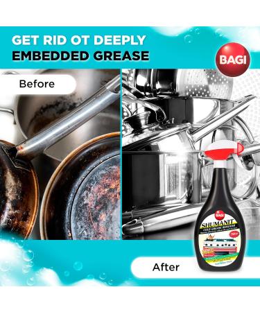 SHUMANIT Cold Grease Remover Spray | Fast Stubborn Fat & Grease Removal | International Shipping Available - Buy Online on GoSupps.com