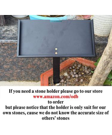 Personalized Black Granite Memorial Stone | 12x6 inches | Remembrance Gift for Loss of Loved One or Pet - Buy Online on GoSupps.com