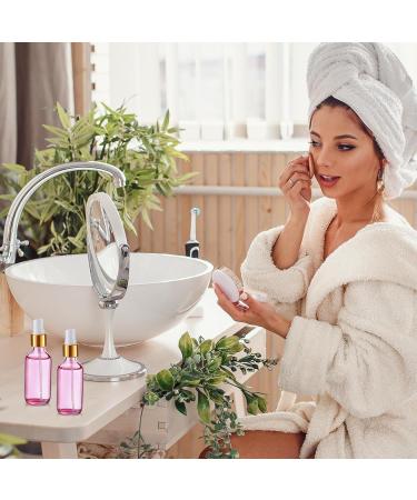 Maxcheck 50 Pcs 2 oz Glass Spray Bottles - Mini Travel Fine Mist Spray Bottles for Essential Oils Hair Perfume Plants (Pink) - International Shipping Available - Buy Online on GoSupps.com