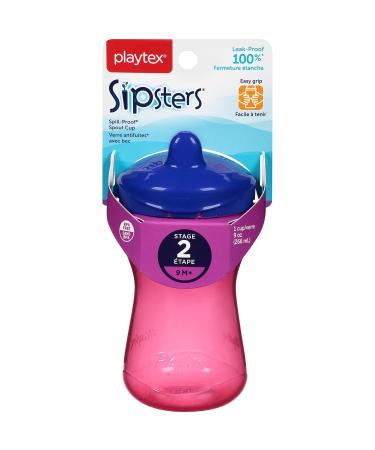 Playtex Sipsters Stage 2 Spout Sippy Cups - 9 oz | Leak-proof Design - Buy Online on GoSupps.com