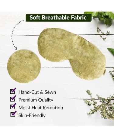 Heated Eye Mask for Dry Eyes & Migraine Relief | Cooling Yoga Sleep Mask | Kozi Eye Pillow for Relaxation & Meditation - Perfect Gift for Women - Buy Online on GoSupps.com