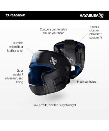 Shop Hayabusa T3 MMA Headgear L Black Premium Protection & Comfort for Fighters | International Shipping Available - Buy Online on GoSupps.com