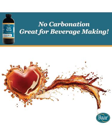 Baar Cola Syrup with Pure Cane Sugar - Cola - 12 Oz. - Buy Online on GoSupps.com