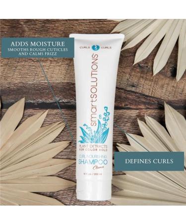 smartSOLUTIONS Curl Nourishing Shampoo 10oz - Define Curls Increase Shine Revive & Paraben-Free | International Shipping Available - Buy Online on GoSupps.com