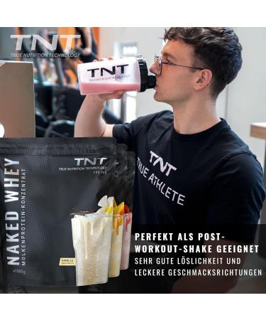  True Nutrition Technology TNT Whey Naked Whey + lactase 1 kg of whey protein concentrate Protein powder with excellent solubility and taste Protein powder (buttermilk lime) - Buy Online on GoSupps.com
