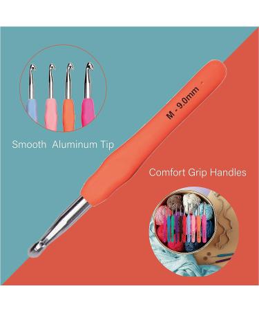 20 Sizes Ergonomic Crochet Hooks Set 0.5mm-10mm with Case - Ideal for Arthritic Hands - Buy Online on GoSupps.com