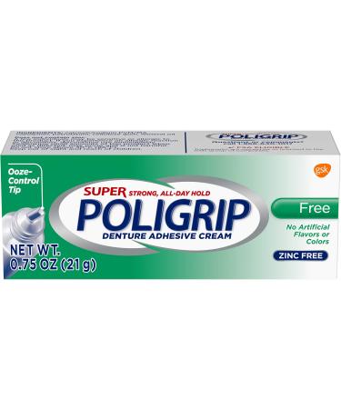 Super Poligrip Free Travel Size, 0.75-Ounce Package 0.75 Ounce - Buy Online on GoSupps.com