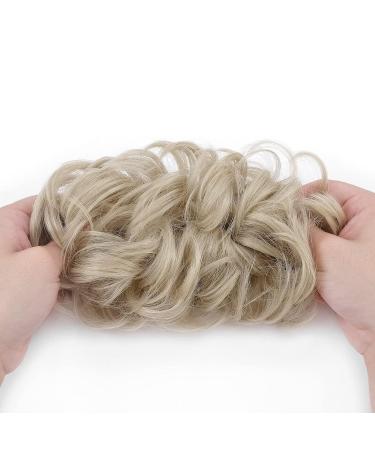 Silk-Co Hair Part with Rubber Band Wavy Soft Dutt Hair Extensions for Messy Bun Updos | 45g Thickening Hair Accessories - Buy Online on GoSupps.com