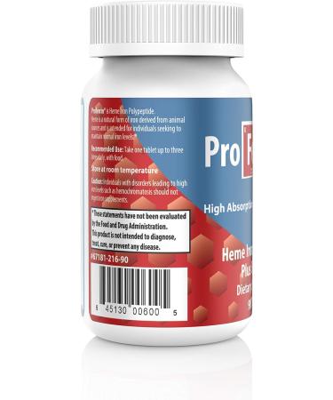 Proferrin Forte Blue/Red Label 90 Count - Iron Supplement (Pack of 1) - Buy Online on GoSupps.com