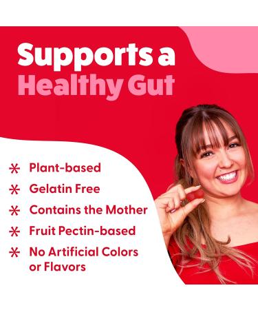 Feel Great Vitamins Apple Cider Vinegar Gummies ACV with The Mother for Digestive Support & Daily Wellness Vegan, Non-GMO, 60 Gummies Apple Cider Gummies - Buy Online on GoSupps.com