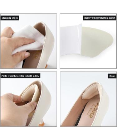 Buy Heel Pads for Shoes | Soft & Flexible Heel Grips for Comfort - 4 Pairs for Men & Women - Buy Online on GoSupps.com