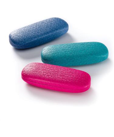 FEFI Embossed Pink Hardcase Glasses Case - Stylish Protection for Your Eyewear | International Shipping Available - Buy Online on GoSupps.com
