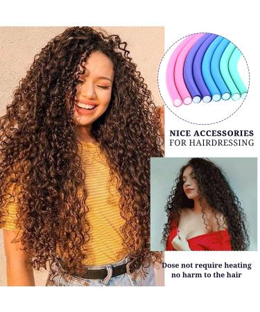 80Pcs 9.4 Inch Flex-rods Hair Rollers for Short, Medium, Long Thick Hair - Colorful DIY Curling Rods - Buy Online on GoSupps.com