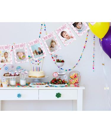 Friendly Fox Photo Garland | 1st Birthday Pennant Chain | Nursery Decoration & Baby Milestones - Buy Online on GoSupps.com