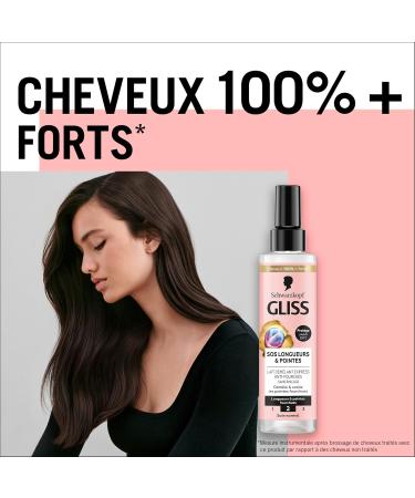 Schwarzkopf GLISS- Express Detangling Milk SOS Lengths & Ends Anti-Split Ends Protects Up to 230 C Detangles & Seals Split Ends Normal Care 200 ml - Buy Online on GoSupps.com