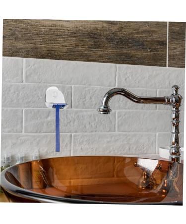 Plafope 2-Piece Razor Holder Organizer - Suction Wall Rack for Bathroom Accessories | Stylish Shaver Hanger & Storage Solution - Buy Online on GoSupps.com
