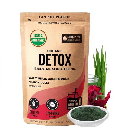Numami Organic Detox Smoothie Mix with Healthy Spirulina Atlantic Dulse and Barley Grass Juice Powder