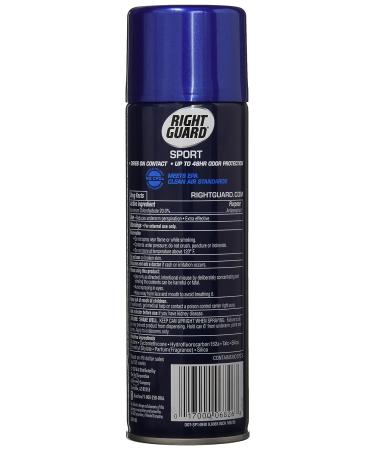 Right Guard Sport Antiperspirant Deodorant Aerosol Spray - Powder Dry - 6 Ounce - Buy Online on GoSupps.com