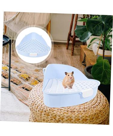 HANABASS Box Rabbit Toilet Rabbits Training Toilet Ferret Cage Small Animal Rabbit Bedding Rat Cage Bunny Pp 25X20X10CM Blue - Buy Online on GoSupps.com