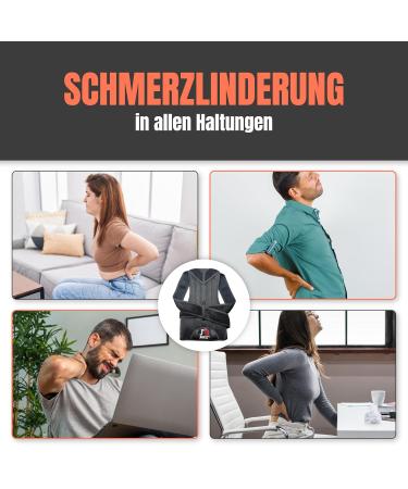 Jebolt Back Straightener | Height Adjustment & Posture Correction for Men & Women | XL Shoulder Belt & Lumbar Support for Back Pain Relief - Buy Online on GoSupps.com