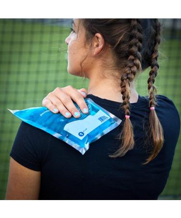 Flexible Gel Ice Packs for Injuries - 3-Pack Reusable Cold Packs in Different Sizes for Shoulder, Knees, Back & Neck - Buy Online on GoSupps.com