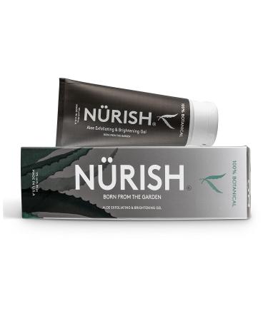NURISH Aloe Exfoliating Gel - 100% Natural & Vegan | Gentle Exfoliation for Radiant Skin - 5.95 oz - International Shipping Available - Buy Online on GoSupps.com