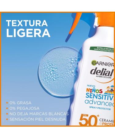 Garnier Sunscreen Spray for Kids - SPF 50+ Delial Water Sand Salt & Chlorine Resistant - 270 ml | International Shipping Available - Buy Online on GoSupps.com