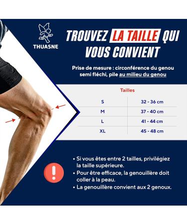 Thuasne Sport Open Strapping Knee Support - Unstable or Painful Knee - Heat Loss Limitation - Support Index 4/5 - CE Medical - Buy Online on GoSupps.com