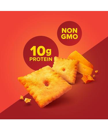 Pure Protein Cheesy Crackers Cheddar High Protein Snack 10G Protein 1.06 Oz (Pack of 12) Cheddar Cheese 1.06 Ounce (Pack of 12) - Buy Online on GoSupps.com