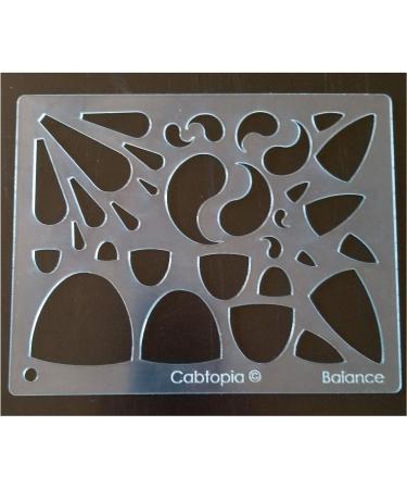 Cabtopia Lapidary Jewelry Design Stencil for Perfectly Balanced Creations - Buy Online on GoSupps.com