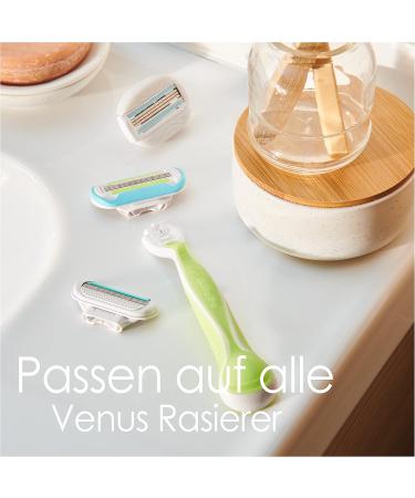 Gillette Venus Extra Smooth Razor Blades for Women - 8 Replacement Blades | 5-Blade System for Ultimate Shaving Comfort - Buy Online on GoSupps.com