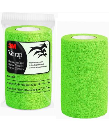 3M Vetrap Bandage Tape 2 x 5 Yard Roll - Teal - 1 Roll | Veterinary Wrap for Pets and Horses - Buy Online on GoSupps.com