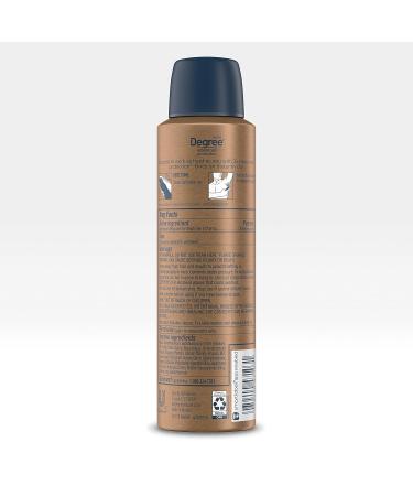 Degree Antiperspirant Deodorant Dry Spray for Men 3.8 oz - Pack of 3 - Citrus & Spices - 72 Hour Sweat & Odor Protection - Buy Online on GoSupps.com