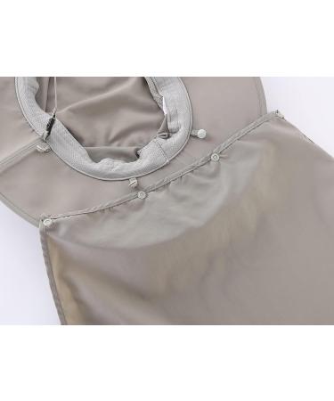 Home Prefer Outdoor Mens UPF50+ Sun Hat with Neck Flap - Light Grey - Buy Online on GoSupps.com