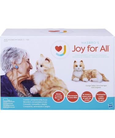 Joy for All Orange Tabby Cat - Realistic Interactive Companion for Cat Lovers | Shop Internationally - Buy Online on GoSupps.com