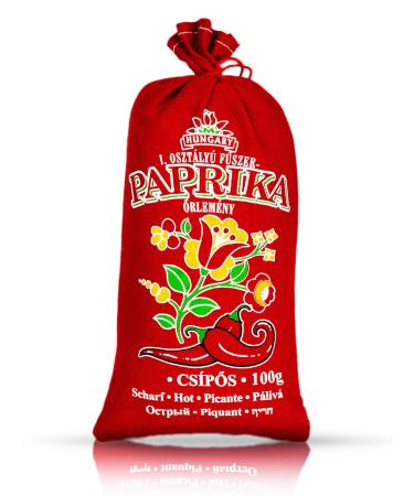 Hungarian Ground Paprika Origin: Kalocsa Hungary (Hot 100g) - Buy Online on GoSupps.com