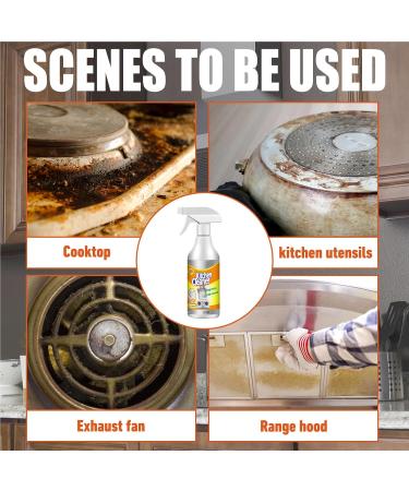 Kitchen Foam Cleaner All-Purpose Kitchen Pots and Pan Cleaner Powerful Clean Kitchen Oil Stains Clean Sweep Kitchen Cleaner Foam Cleaner All Purpose Heavy Duty (3 pcs) - Buy Online on GoSupps.com